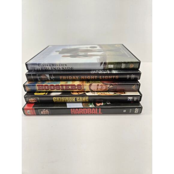 5 Sports Movie DVD Bundle | Hoosiers | The Blind Side | Friday Night Lights + - Picture 3 of 3
